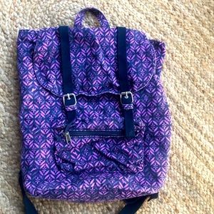 Cute black and purple backpack